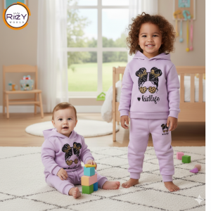 Kidlife Kids Hoodie & Jogger Set (BH-018) Lavender 1-10 years